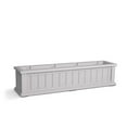 thumbnail image 1 of Cape Cod 48" x 11" x 11" Rectangle White Self-Watering Plastic Window Box Planter, 1 of 17