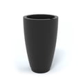 thumbnail image 1 of Mayne Caprio 16" x 16" x 26" Round Black Tall Self-Watering Polyethylene Planter, 1 of 5