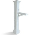 thumbnail image 1 of Mayne Charleston Polyethylene Mail Post - White, 1 of 3