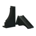 thumbnail image 1 of Mayne Fairfield 11" x 4" x 6.5" Black Plastic Decorative Window Box Brackets, 2 Pack, 1 of 9