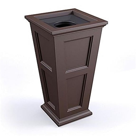 Mayne Fairfield 24 Gallon Polyethylene Trash Can, Espresso