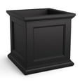 thumbnail image 1 of Mayne Fairfield 28" x 28" x 28" Square Black Plastic Planter, 1 of 11