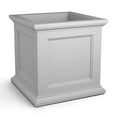 thumbnail image 1 of Mayne Fairfield 28" x 28" x 28" Square White Plastic Planter, 1 of 13