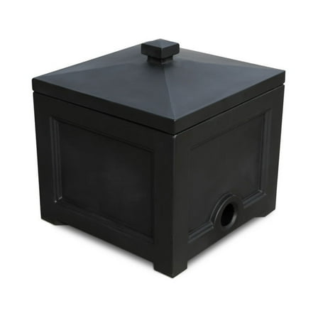 Mayne Fairfield Black 100' Hideaway Garden Hose Bin