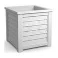 thumbnail image 1 of Mayne Lakeland 20" x 20" x 20" Square White Self Watering Plastic Planter, 1 of 13
