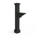 thumbnail image 1 of Mayne Manchester Mailbox Arm Mount Black Plastic Mailbox Post, 1 of 12
