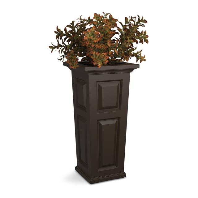 Mayne Modesto 20 in. Round Neptune Blue Polyethylene Planter 8879-NB - The Home
