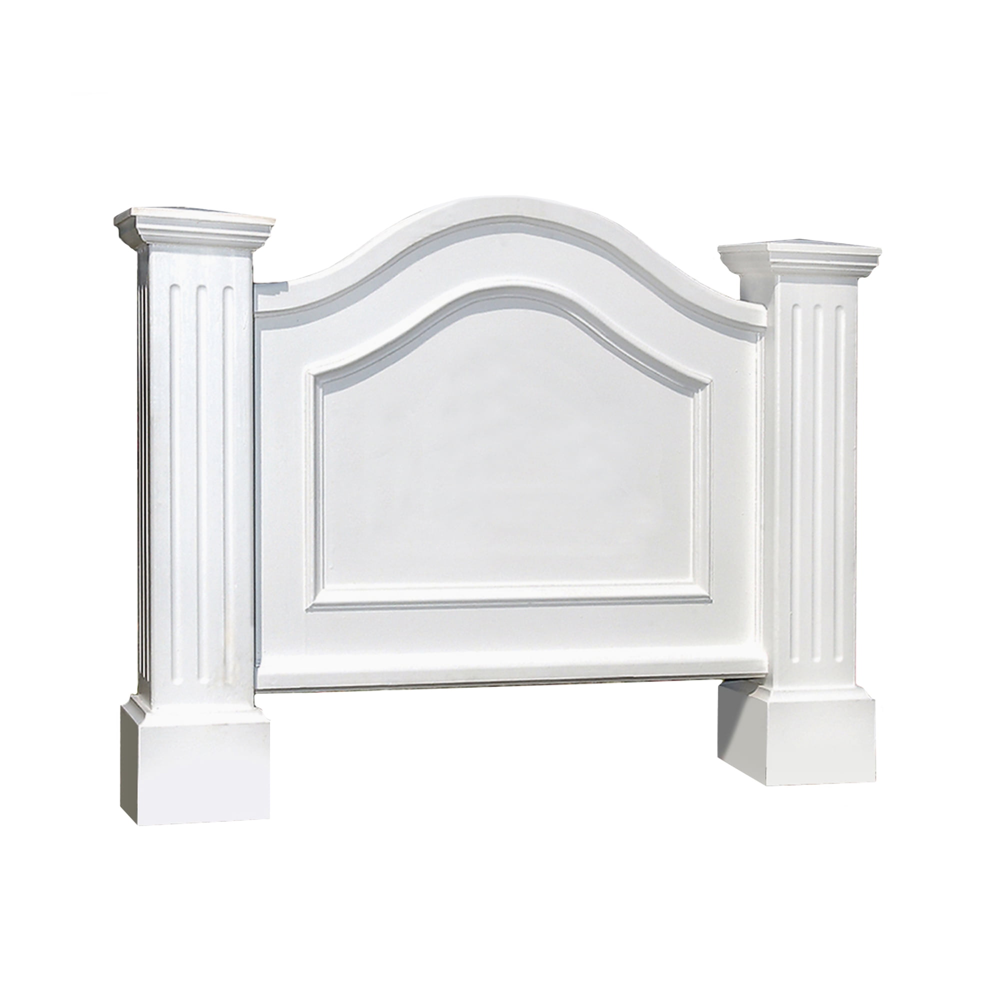 Walmart discounts of "Mayne Nantucket Outdoor Polyethylene Address Sign for Home and Yard, Traditional White, 39.5"" x 6.9"" x 31.5"