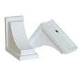 thumbnail image 1 of Mayne Nantucket 8" x 4" x 7" White Plastic Decorative Corbels, 2-Pack, 1 of 8