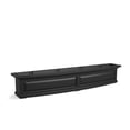 thumbnail image 1 of Mayne Nantucket 60" x 12" x 10" Rectangle Black Self Watering Plastic Window Box Planter, 1 of 13