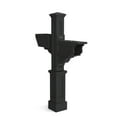 thumbnail image 1 of Mayne Signature Plus Mailbox Arm Mount Black Plastic Mailbox Post, 1 of 14
