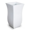 thumbnail image 1 of Mayne Valencia 16" x 16" x 30" Tall Square White Plastic Planter, 1 of 7