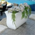 thumbnail image 1 of Mayne Valencia 36" x 16" x 22" Tall Rectangular White Plastic Planter, 1 of 10