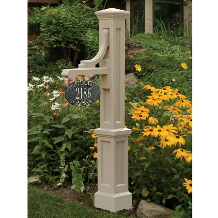 Mayne Woodhaven Address Sign Post - Clay