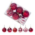 thumbnail image 1 of Maynos 12Pcs/set Mini Christmas Balls Ornaments, Small Shatterproof Christmas Baubles for Xmas Christmas Tree, Hanging Ball for Holiday Wedding Party Decoration, 1 of 7