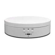 Maynos 360 Degree Round Rotating Turntable Display Stand For Photography Shooting - White Matte Surface