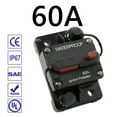 thumbnail image 1 of Maynos 60Amp Circuit Breaker 30-300A with Manual Reset Trolling Motor Auto Car Marine Boat Bike Stereo Audio Terminal Inline Fuse Inverter for System Current Overload Protection 12V-48V DC Waterproof, 1 of 13
