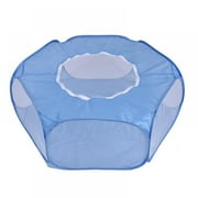 Maynos Small Animals Playpen, Waterproof, Breathable Small Animal Tent, Suitable for Cats, Rabbits, Guinea Pigs, Hamsters, Chinchillas(Blue)