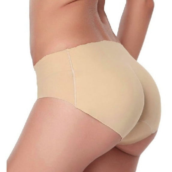 Maynos Women Seamless Butt Lifter Padded Butt Hip Enhancer Shaper Panties Underwear,S-XL Skin color