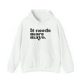thumbnail image 1 of Mayo Addict 70s Retro Mayonnaise Lover Hoodie, Gifts, Hooded Sweatshirt, 1 of 4