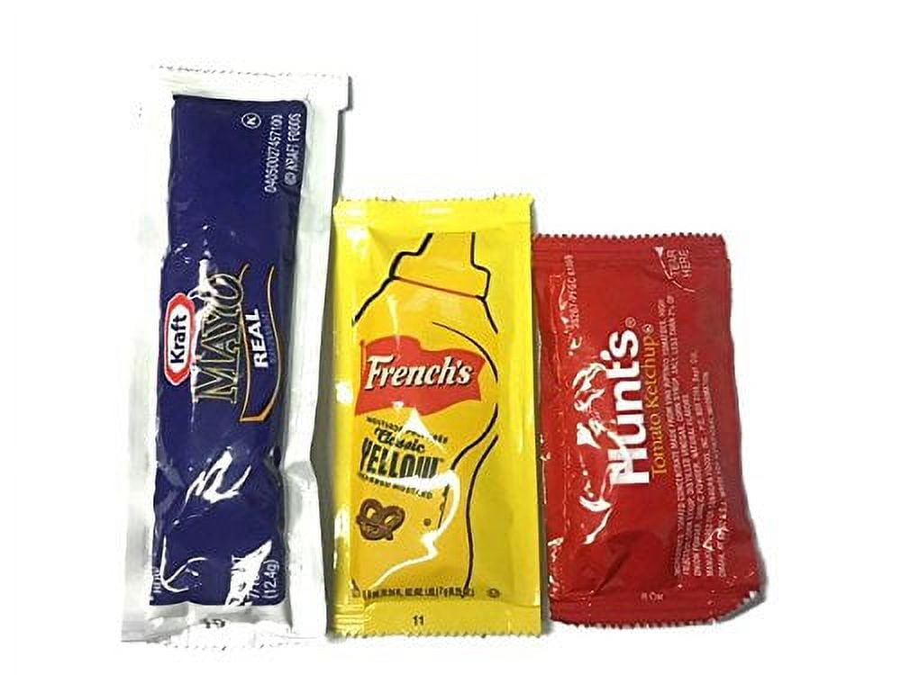 Mayo, Ketchup, & Mustard OnTheGo Condiment Combo 25 Packets Of Each