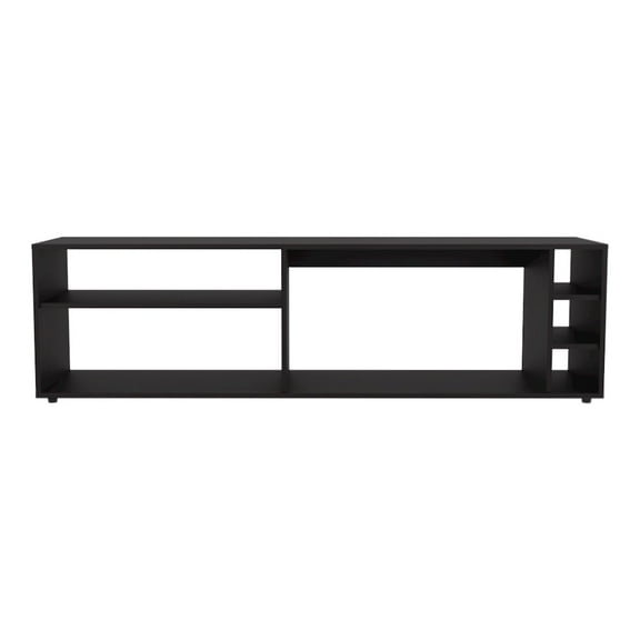 FM FURNITURE Mayo TVStand for 70" Screen with Open Storage Wengue