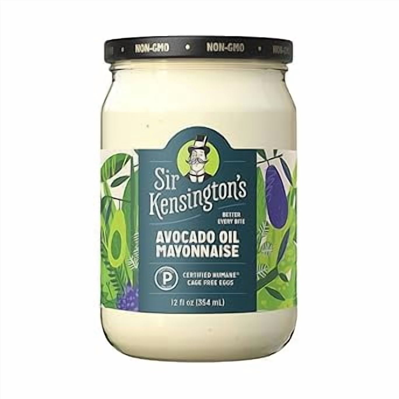 Mayonnaise Avocado Oil Mayo Keto Diet & Paleo Diet Certified, Gluten Free, Non-GMO Project Verified, Certified Humane Free Range Eggs, Shelf-Stable, 12 oz