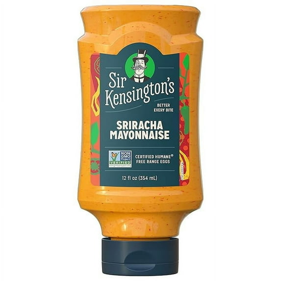 Mayonnaise Sriracha Mayo For A Delicious Condiment Dip and Dressing Gluten Free Non-GMO Project Verified Shelf-Stable 12 oz Pack of 1