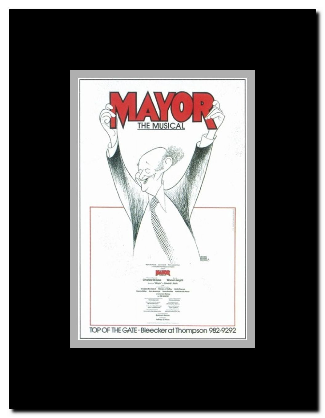 Mayor (Broadway) Framed Movie Poster