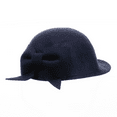 thumbnail image 1 of Mayoral Little Girls Felt Riding Hat, Navy Size 51/14cmx25cm, 1 of 4