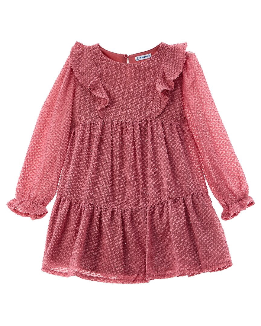 mayoral pink dress Mayoral Girls Pink Tulle Dress Set Little Darlings Closet