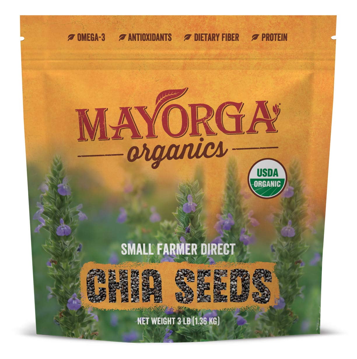 Morel Distribution Company Chia Seeds (Semillas De Chia) Bulk Weights: 1  Lb, 5 Lbs, 10 Lbs, 15 Lbs, and 20 Lbs!! (5 Lbs)