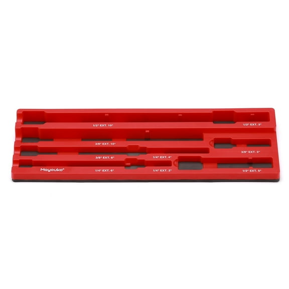 Mayouko  PRO Magnetic ABS Socket Extension Organizer, Socket Extension Bar Holder, Fit for 1/4",3/8",1/2Drive Extensions, Extensions not Included