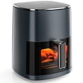 thumbnail image 1 of Mayoume 6 Qt Air Fryer - 12-in-1 Touch Screen Presets, Roast, Bake, Air Fry, Roast, Dehydrates, Fries, Frozen Food, Veggies and Juicy Meat, Less Oil, Easy Meals, Steam with 400F, Grey, 1 of 7