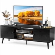 Mayoume TV Stand for TV 60 inch, Mid Century Modern Entertainment Center, TV Console Table with 2 Cabinets, Media TV Console Furniture for Living Room, Lounge, Blake