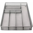 thumbnail image 1 of Maypes Utensil Drawer Organizer, Mesh Silverware Tray for Flatware, Slip-Resistant (Silver), 1 of 5