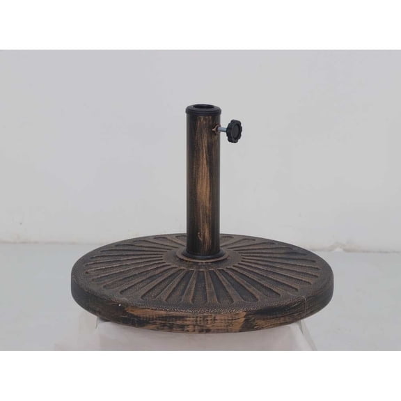 Maypex 27 lbs. Patio Umbrella Base in Bronze