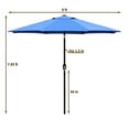 thumbnail image 1 of Maypex  9-foot Crank and Tilt Market Umbrella Royal Blue, 1 of 4