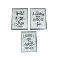 thumbnail image 1 of Mayrich Metal Laundry Signs Wall Art Room Decor Home Accessories (Set of 3), 1 of 5