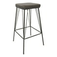 thumbnail image 1 of Mayson 30" Barstool in Charcoal Fabric with Industrial Steel Base 2/CTN, 1 of 2