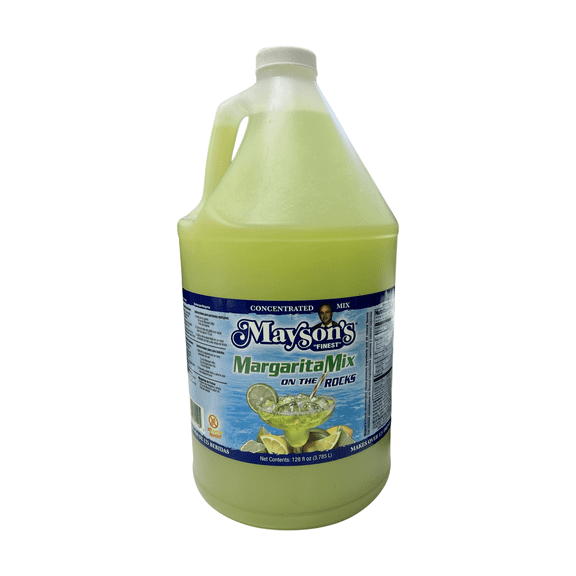 Mayson's - Margarita on Rocks Mix (Restaurant Style) 1 Gallon, makes 125+ Drinks