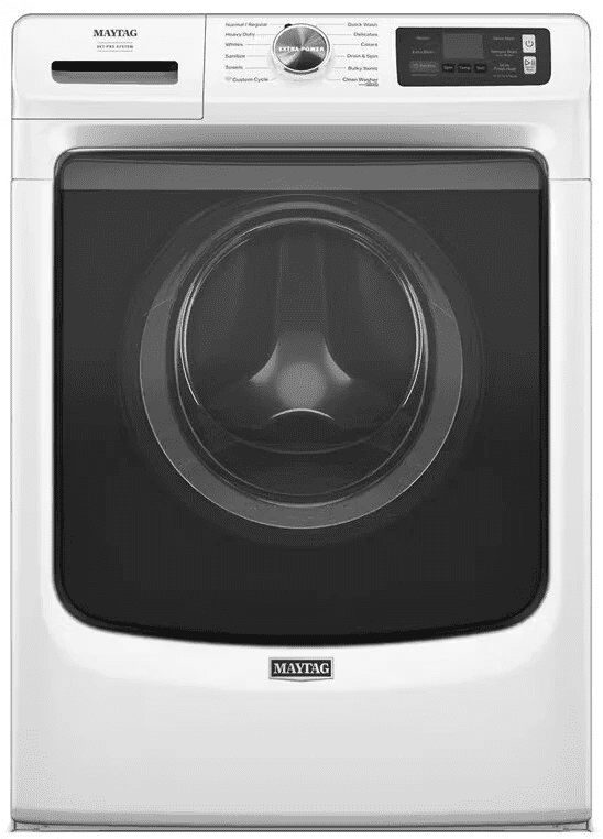 Maytag 27 Inch Smart Pet Pro Front Load Washer with 5.0 cu. ft. Capacity in White MFW7020RW