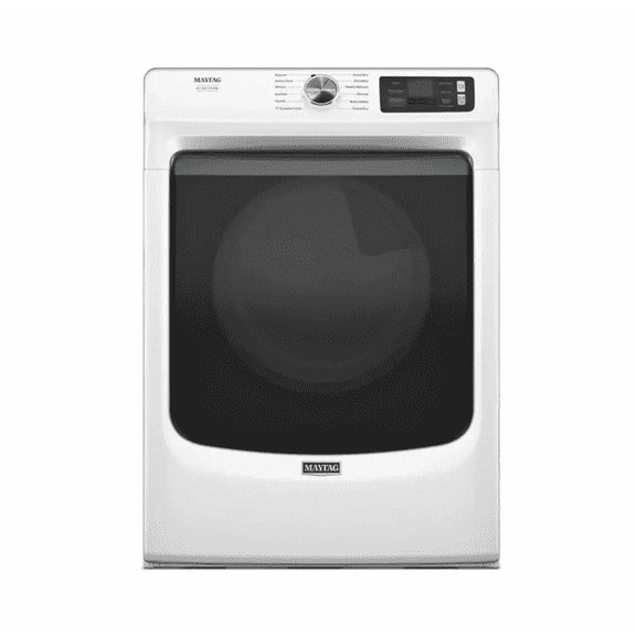 Maytag - 7.4 Cu. Ft. Smart Gas Dryer with Steam and Pet Pro System - White