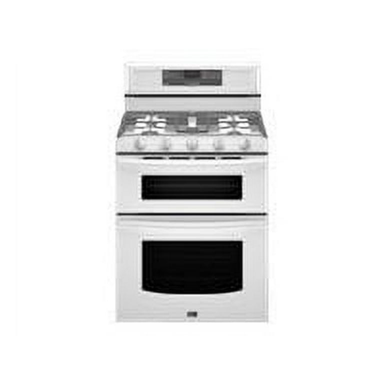 Maytag double oven gas range white outlet