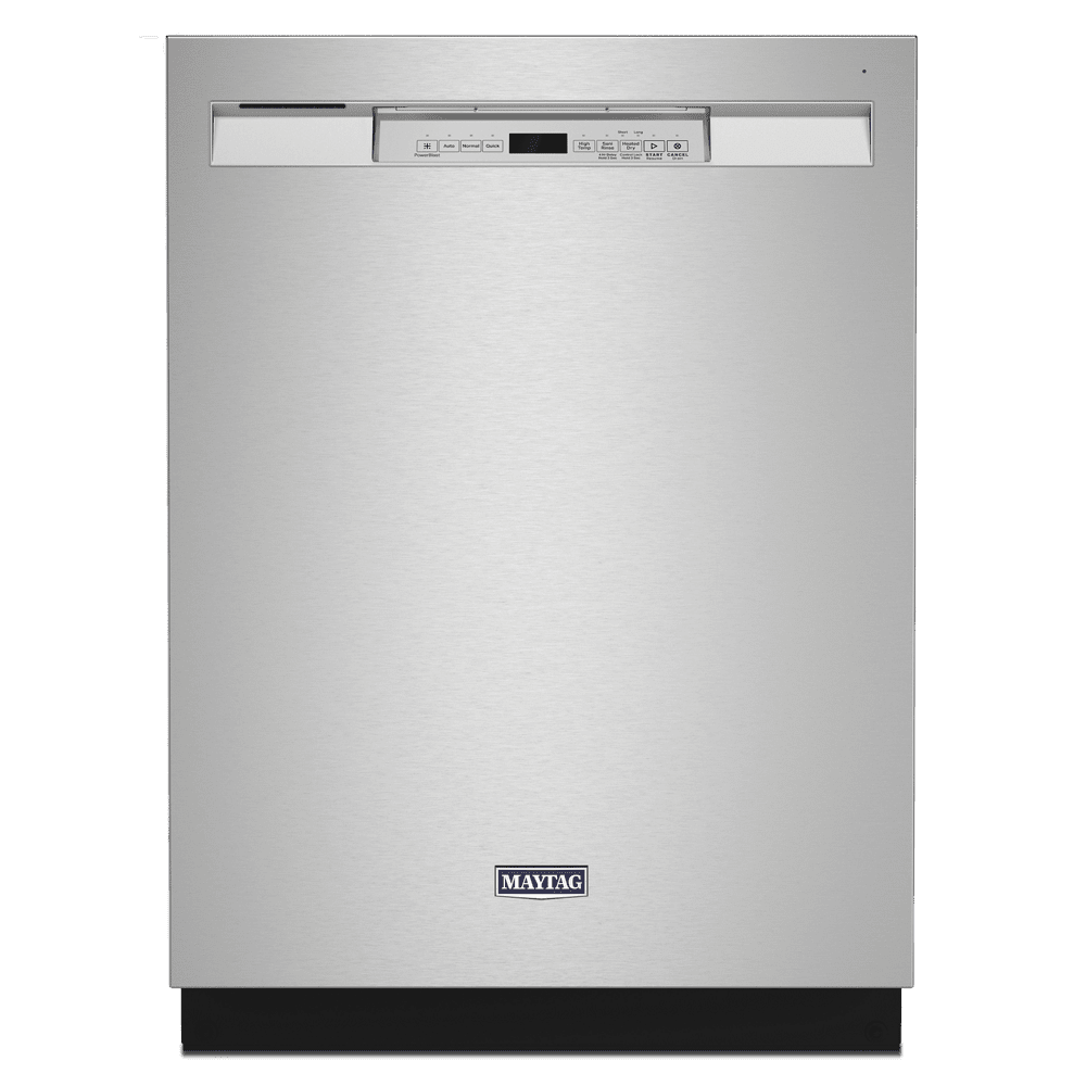 Fingerprint Resistant Stainless Steel Tub Dishwasher with Dual Power Filtration