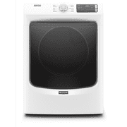 Maytag MED5630HW 7.3 Cu. Ft. White Front Load Electric Dryer with Extra Power and Quick Dry Cycle