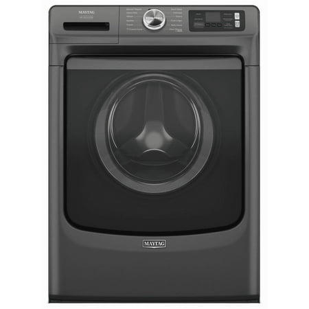 Maytag - 5.0 Cu. Ft. High-Efficiency Smart Front Load Washer with Steam and Pet Pro System - Volcano Black