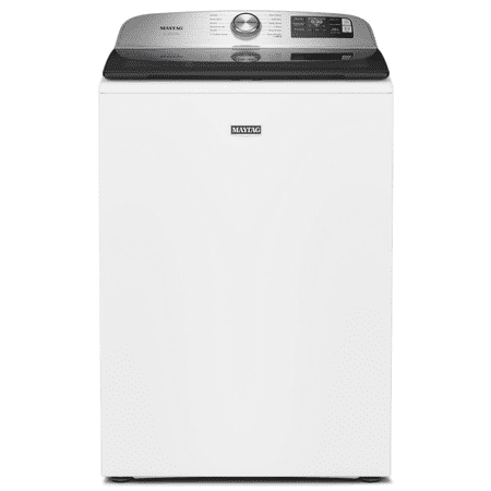Maytag - 5.3 Cu. Ft. Pet Pro Top Load Impeller Washer with Extra Power and Sanitize Cycle with Oxi - White