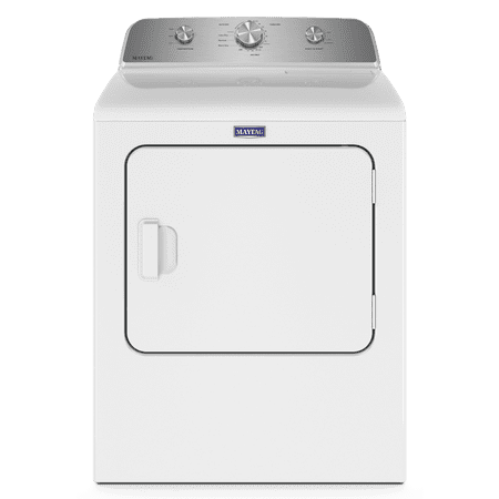 Maytag - 7.0 Cu. Ft. Electric Dryer with Wrinkle Prevent - White