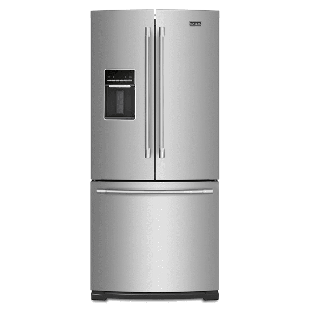 Maytag Mfw2055 30" Wide 20 Cu. Ft. French Door Refrigerator - Stainless Steel